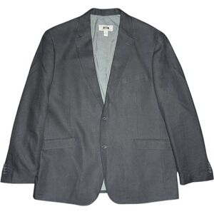 Joseph Abboud‎ Men's XXL Recent 2 Button Linen Cotton Blazer Sport Coat Black